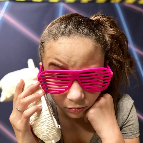 80’s Laser Photo Backdrop and I Love the 80’s Banner - Picture 7 of 7